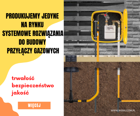 Weba - zespoły gazowe na przyłączy, stacja gazowa