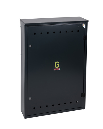 Punkt red-pom na 3-4 gazomierze G4/G6,w pionie,w skrzynce metalowej 800x1200x250 - antracyt