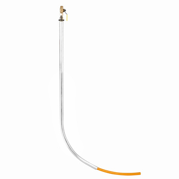 Przyłącze polietylenowe, PE25 x kurek sferyczny DN15, L=700xH=1500 + klips