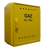 Punkt gazowy z postumentem - typ 2B, niskie ciśnienie, laminat, żółty