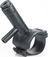 Trójnik siodłowy z nawiertką 125x32 z obejmą WEBA