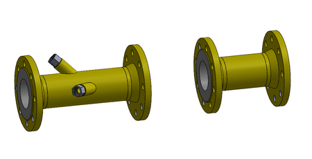 Zestaw montażowy gazomierza rotorowego DN 80 ZN-G-4010