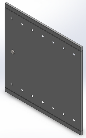 Skrzynka gazowa 600x600 wnękowa stalowa RAL 7040 popiel