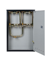 Punkt red-pom na 3-4 gazomierze G4/G6,w pionie,w skrzynce metalowej 800x1200x250 - antracyt