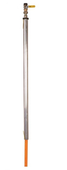 Przyłącze polietylenowe, PE32 x kurek sferyczny DN15, H=1500