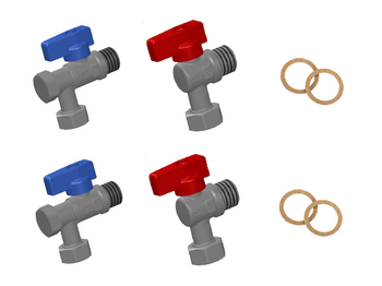 Zestaw zaworów z filtrami do kotła gazowego jednofunkcyjnego (4 x 3/4", bez zaworu gazowego)