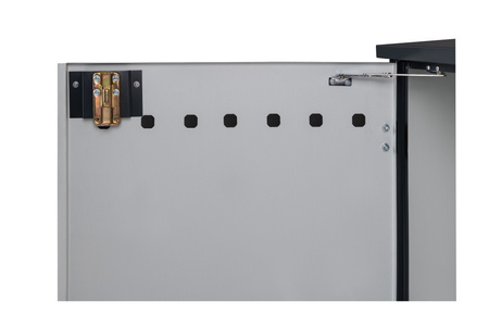 Punkt red.-pomiarowy, poziom 2 gazomierze, antracytowy 1050x700x250