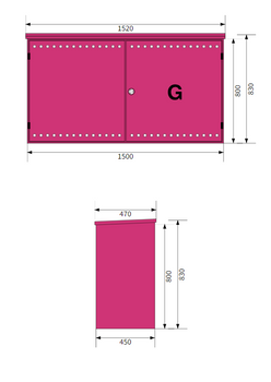Skrzynka gazowa metalowa o dowolnym wymiarze i kolorze