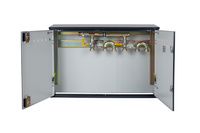 Punkt red.-pomiarowy, poziom 2 gazomierze, antracytowy 1050x700x250