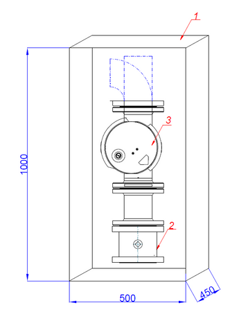 Punkt odcinający DN65