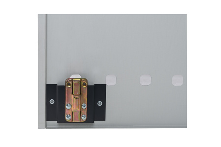 Punkt redukcyjno-pomiarowy na 5-6 gazomierzy G4/G6,w pionie,w skrzynce metalowej antracyt