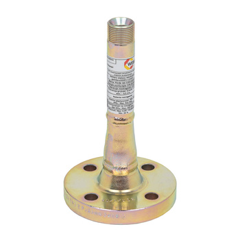 Kołnierz stalowy szyjkowy DN20 x króciec z gwintem (GZ) stoż. 3/4" pod reduktor, VT