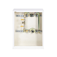 Punkt red.-pomiarowy w pionie 2 gazomierze, z laminatu, popiel