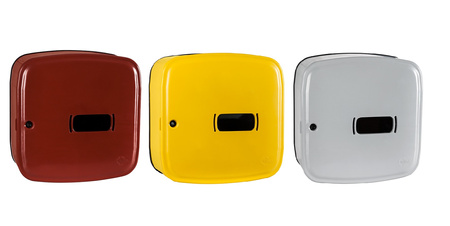 Uniwersalna skrzynka gazowa z tworzywa - popielata