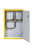 Punkt red-pom na 3-4 gazomierzy G4/G6, w skrzynce metalowej 800x1200x250 - żółty