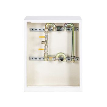 Punkt red.-pomiarowy w pionie 2 gazomierze, z laminatu, popiel