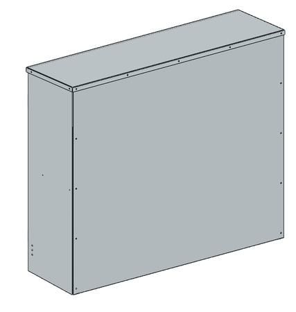Wolnostojąca skrzynka gazowa 1000x850x300 - popiel
