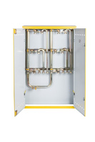 Punkt red-pom na 5-6 gazomierzy G4/G6,w skrzynce metalowej 1000x1600x250- brązowy