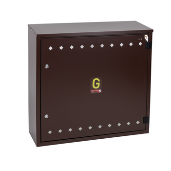 Naścienna skrzynka gazowa 900x850x300 - brązowa