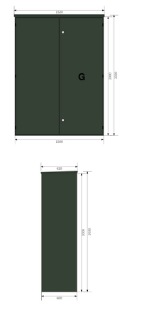 Skrzynka gazowa metalowa o dowolnym wymiarze i kolorze
