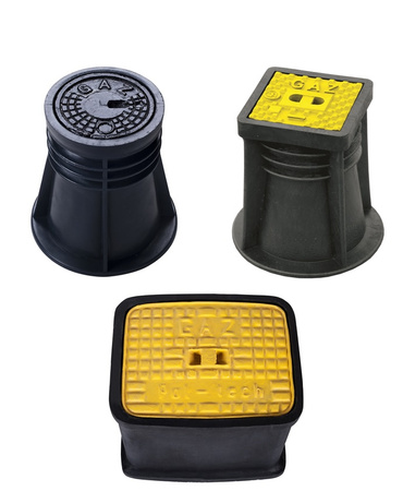 Podkład do okrągłej skrzynki ulicznej