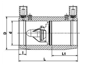 Mufa elektrooporowa PE32 z ogranicznikiem przepływu