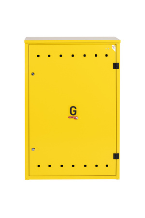 Punkt red-pom na 3-4 gazomierzy G4/G6, w skrzynce metalowej 800x1200x250 - żółty