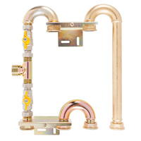 Monozłącze do punktu redukcyjno-pomiarowego na 2 gazomierze G4/G6, w pionie