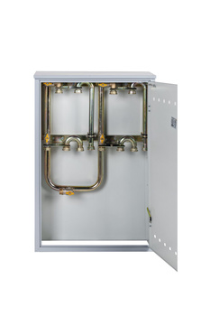 Punkt red-pom na 3-4 gazomerzy G4/G6,w skrzynce metalowej 800x1200x250- popiel