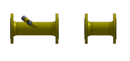 Zestaw montażowy gazomierza rotorowego DN 80 ZN-G-4010
