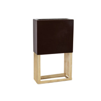 Postument z laminatu do punktu red-pom 670x250mm, H=1000mm - brązowy