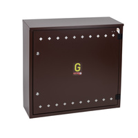 Naścienna skrzynka gazowa 900x850x300 - brązowa