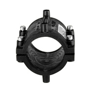 Mufa naprawcza PE 125 czarna obejma zamknięta wzmocniona