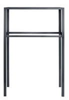 Stojak metalowy do skrzynek metalowych o podstawie 1000x250mm, H=1500mm, RAL 7016